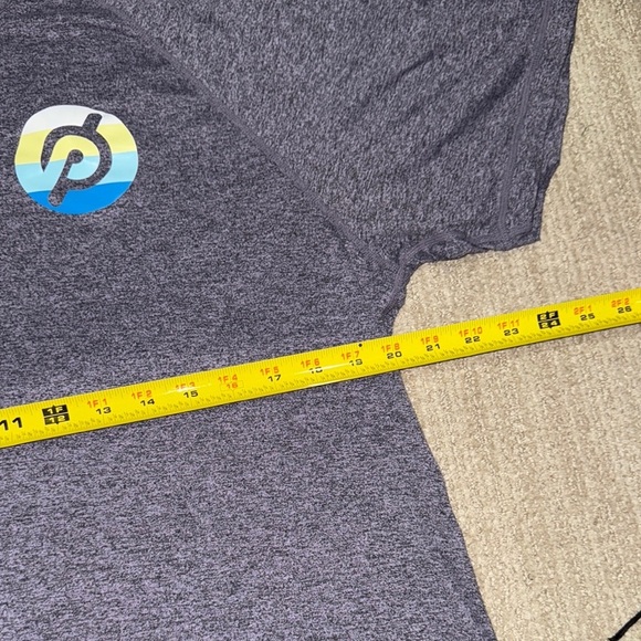 Rhone X Peloton Shirt Men' Size XL Gray/Purple Cycling Activewear - Picture 5 of 10